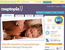 Tablet Screenshot of couptopia.com